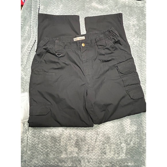 5.11 Tactical Other - 5.11 Tactical Mens Black Ripstop Cargo Pants 34x32 Tactical Series 74273